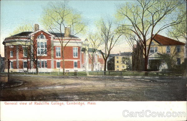 Radcliffe College Cambridge Massachusetts