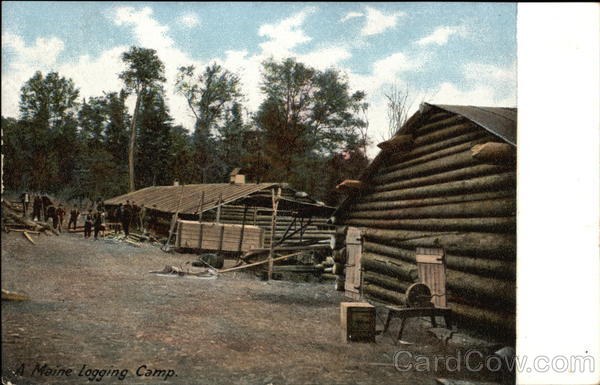 Maine Logging Camp