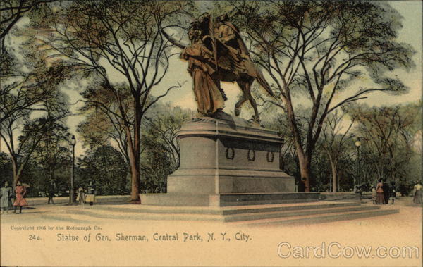 Statue of General Sherman, Central Park New York