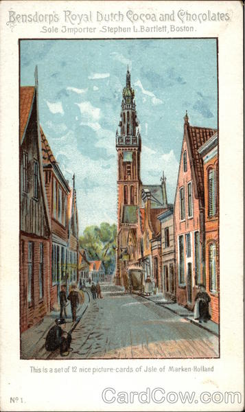 Bensdorp's Royal Dutch Cocoa and Chocolates Boston Massachusetts