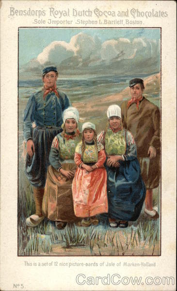 Bensdorp's Royal Dutch Cocoa and Chocolates Advertising