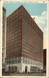 United Artists Theatre Building Postcard