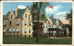 Noble Hospital Westfield, MA Postcard Postcard