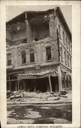 Lomas Drug Company Building Disasters Postcard Postcard