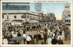 Looking North, Boardwalk Postcard