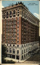 Taft Hotel New Haven, CT Postcard Postcard