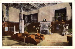 Hotel Carls-Rite Lobby Postcard