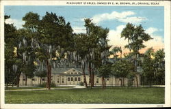 Pinehurst Stables Orange, TX Postcard Postcard