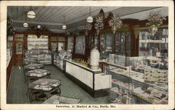 A. Hallet & Co. - Interior Bath, ME Postcard Postcard