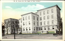 M.E. Home for the Aged of New Jersey Postcard