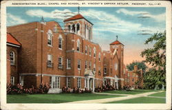 St. Vincent's Orphan Asylum Postcard