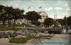 The Gem Theatre, Peak's Island Postcard