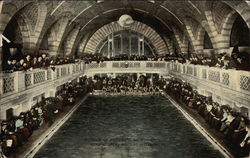 Interior of Pittsburg Natatorium, Manufacturers' Building Postcard