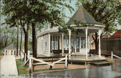 Sulpho-Saline and Siloam Springs Excelsior Springs, MO Postcard Postcard