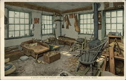 The Shoe Shop of About 1800, Essex Institute Salem, MA Postcard Postcard
