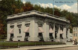 Post Office Oil City, PA Postcard Postcard