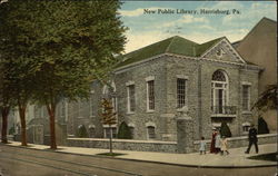 New Public Library Postcard