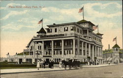 Plaza Hotel Asbury Park, NJ Postcard Postcard