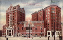 Young Men's christian Association - Central & Men's Hotel Departments Postcard