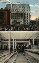 Brooklyn Bridge Subway Station Postcard