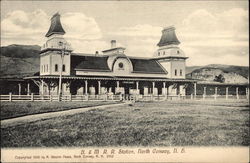 B. & M. R. R. Station Postcard