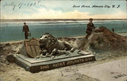 Sand Artist Postcard