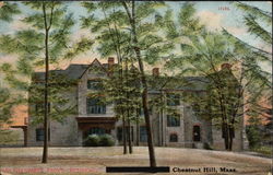 Mrs. Mary Baker Eddy's Residence Postcard
