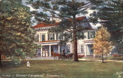 Home of Grover Cleveland Princeton, NJ Postcard Postcard