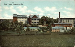Poor House, Carbon County Postcard