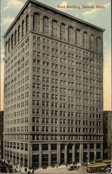 The Ford Building, Griswold and Congress Streets Postcard
