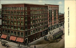 Congress Square Hotel Postcard