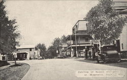 Junction of Routes 411-220 Postcard