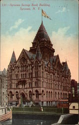Syracuse Savings Bank Building Postcard