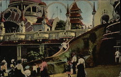 Luna Park, Coney Island New York, NY Postcard Postcard