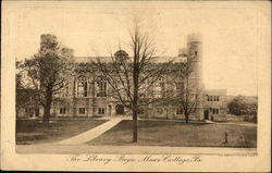 Bryn Mawr College - The Library Postcard