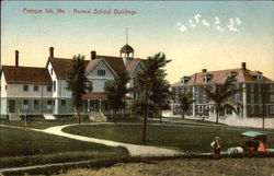 Normal School Buildings Postcard