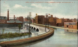Erie Canal Aqueduct over Genesee River Postcard