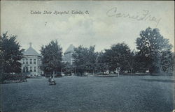 Toledo State Hospital Postcard