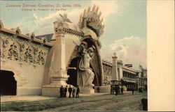 Louisiana Purchase Exposition, Entrance to Creation on the Pike St. Louis, MO Postcard Postcard