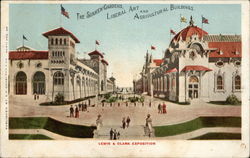 The Sunken Gardens, Liberal Art and Agricultural Buildings Postcard