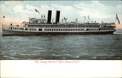 The Jersey Central Flyer Asbury Park, NJ Postcard Postcard