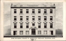 House of the Polish Women in America - 1933 Postcard