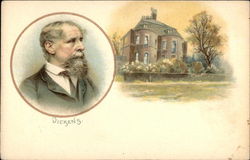 Charles Dickens and His Home Postcard