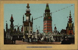 Luna Park, Coney Island Postcard