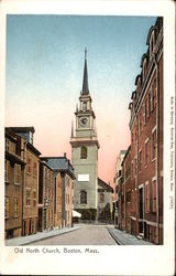Old North Church Boston, MA Postcard Postcard