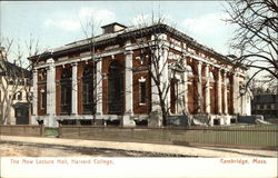 Harvard College - The New Lecture Hall Cambridge, MA Postcard Postcard