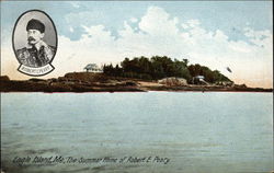 The Summer Home of Robert E Peary Eagle Island, ME Postcard Postcard