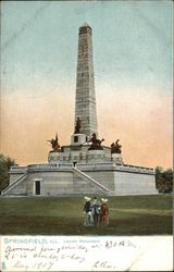 Lincoln Monument Springfield, OH Postcard Postcard