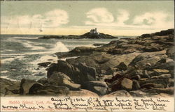 Nubble Island Postcard