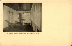 A Sleeping Porch at Hillcroft Postcard